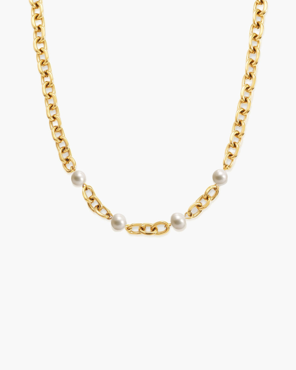 Gold Essence Pearl Necklace